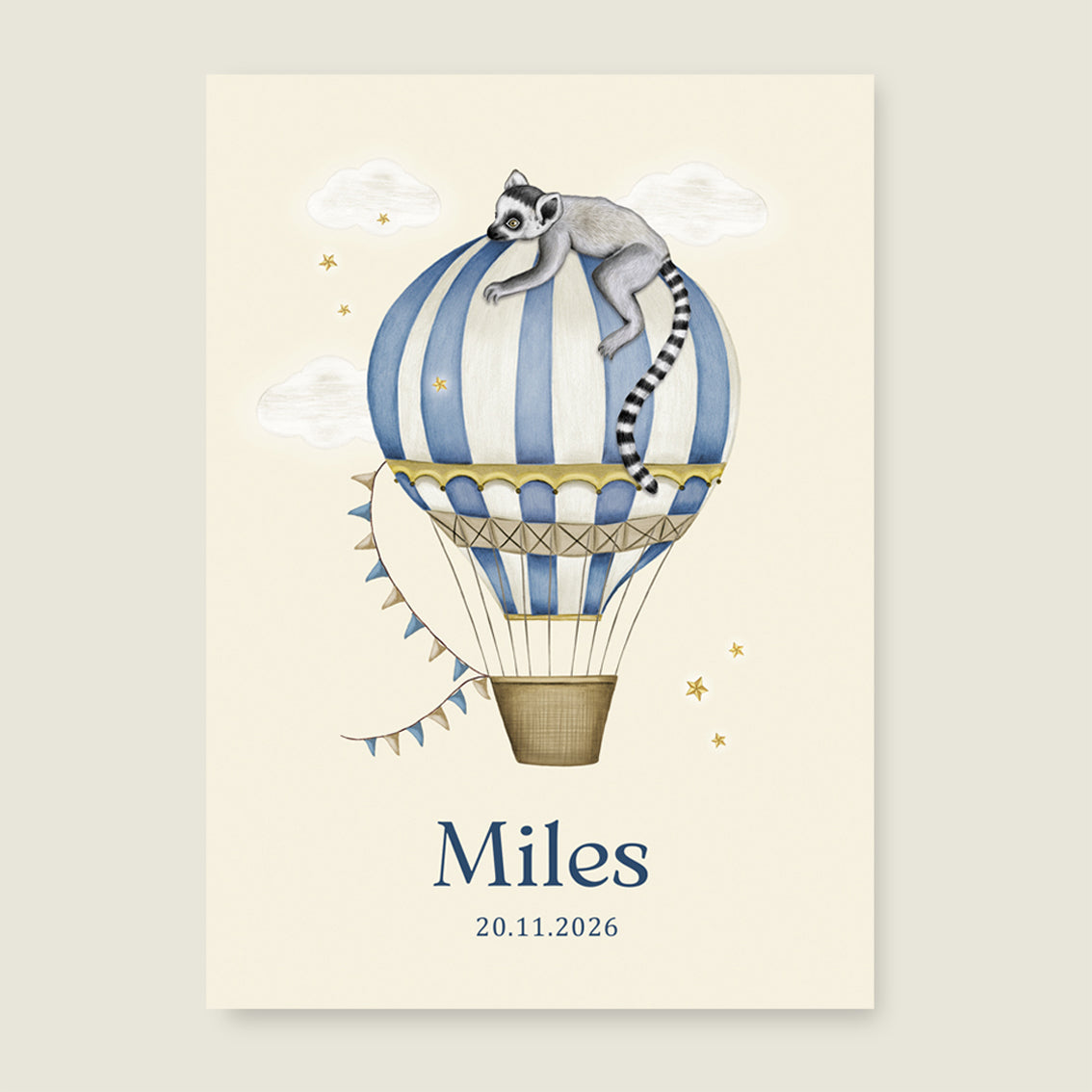 Print Balloon maki blue - Story of July