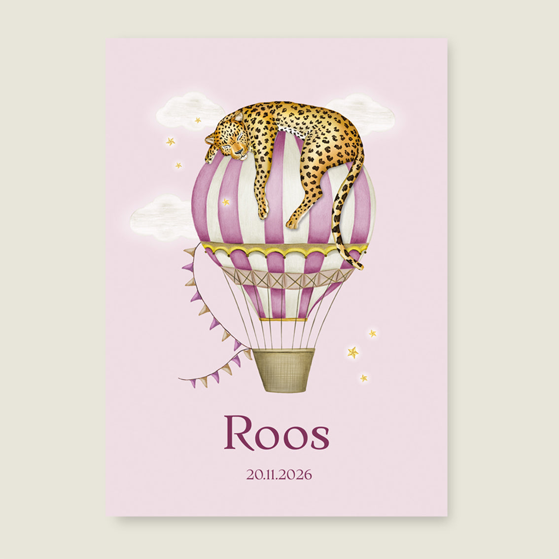 Print Balloon panter pink - Story of July