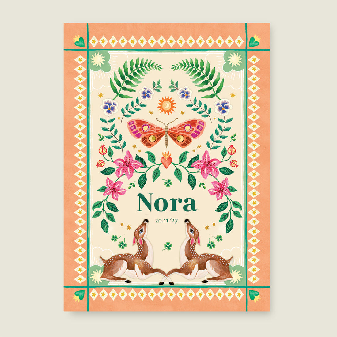 Print Oh Dear Butterfly