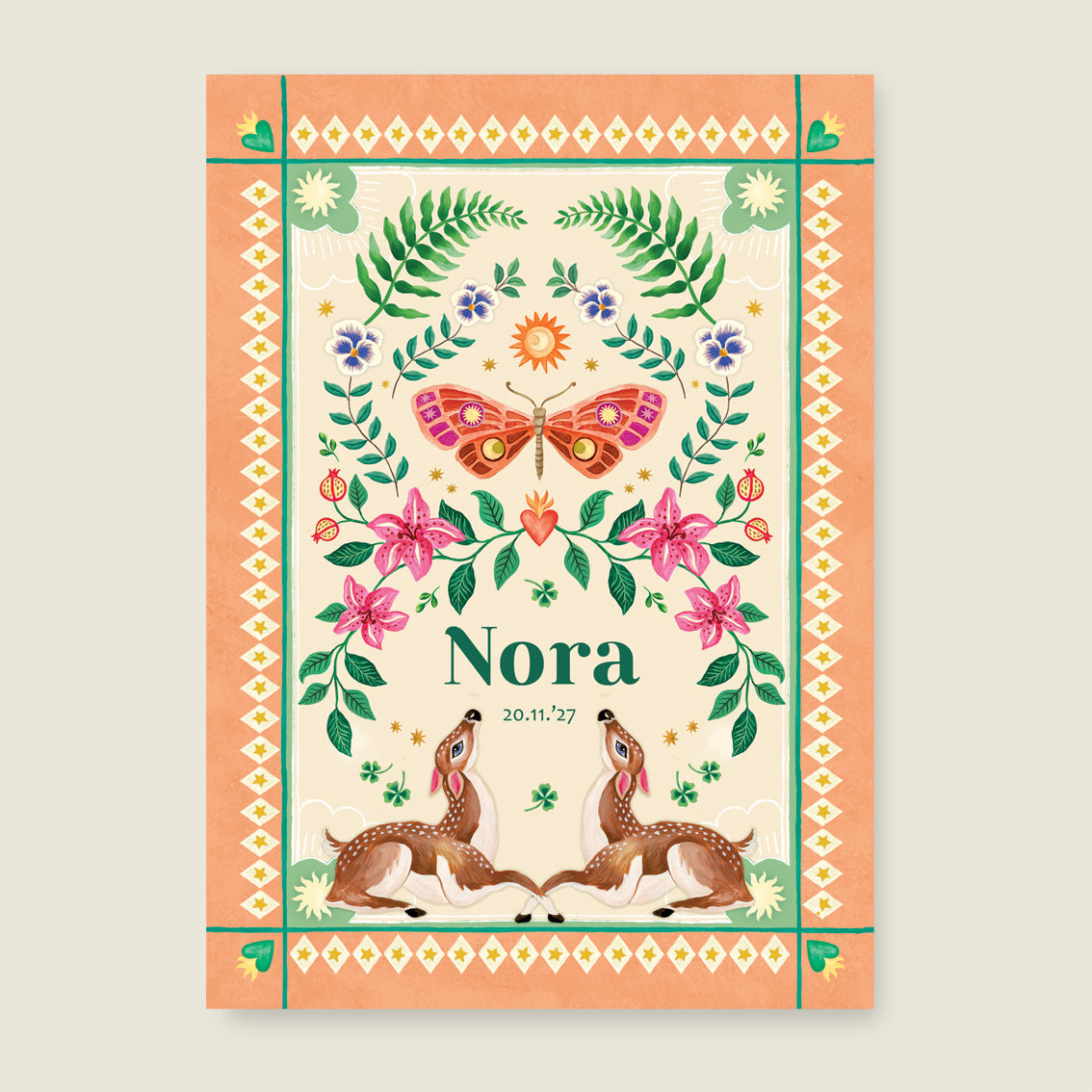 Print Oh Dear Butterfly