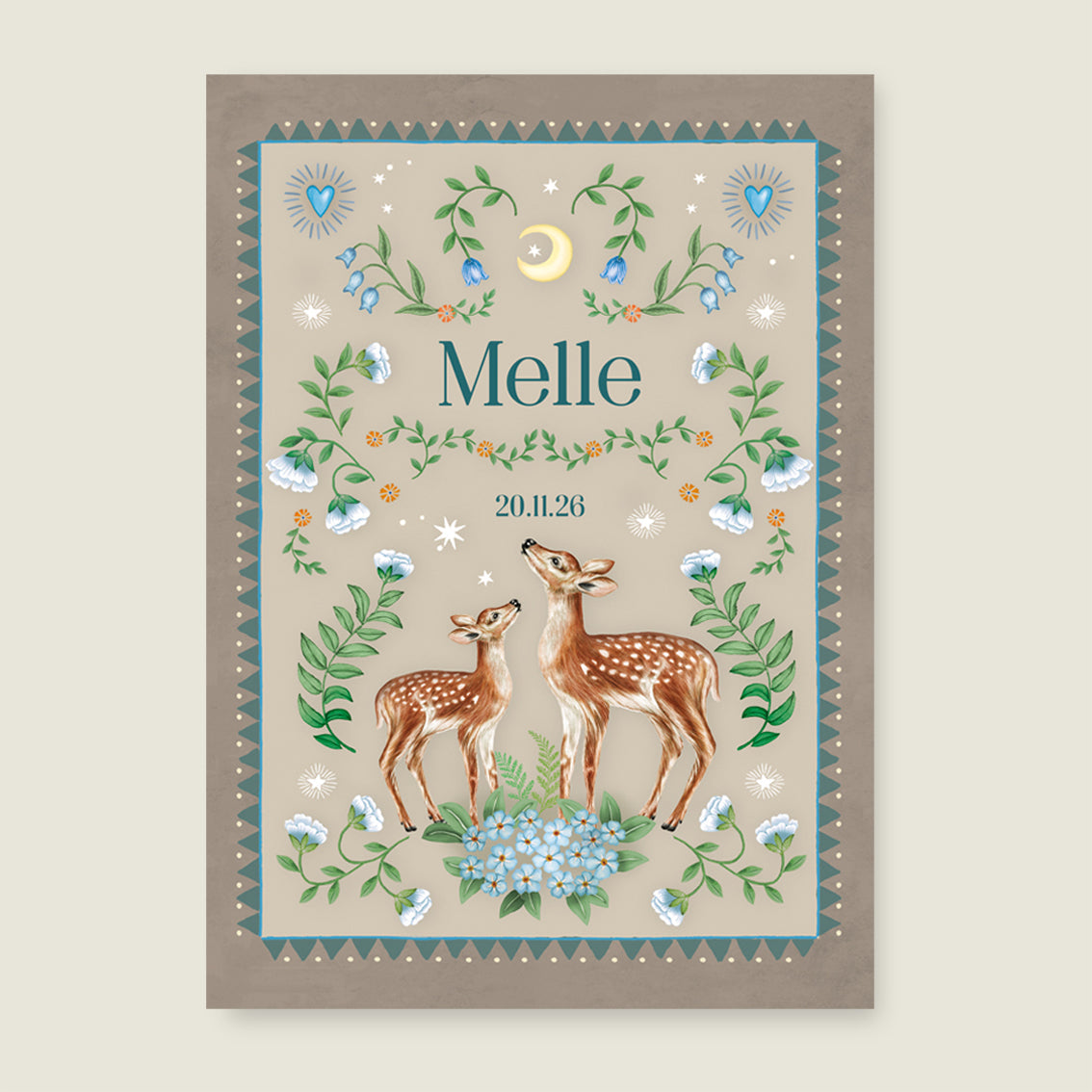 Sample Two Dear Moonlight Khaki - Story of July