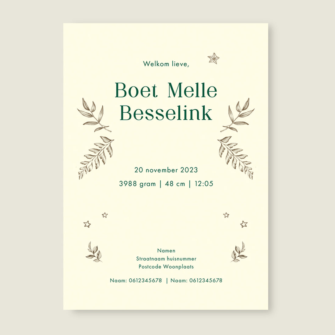 Animal Tower Offwhite - Story of July