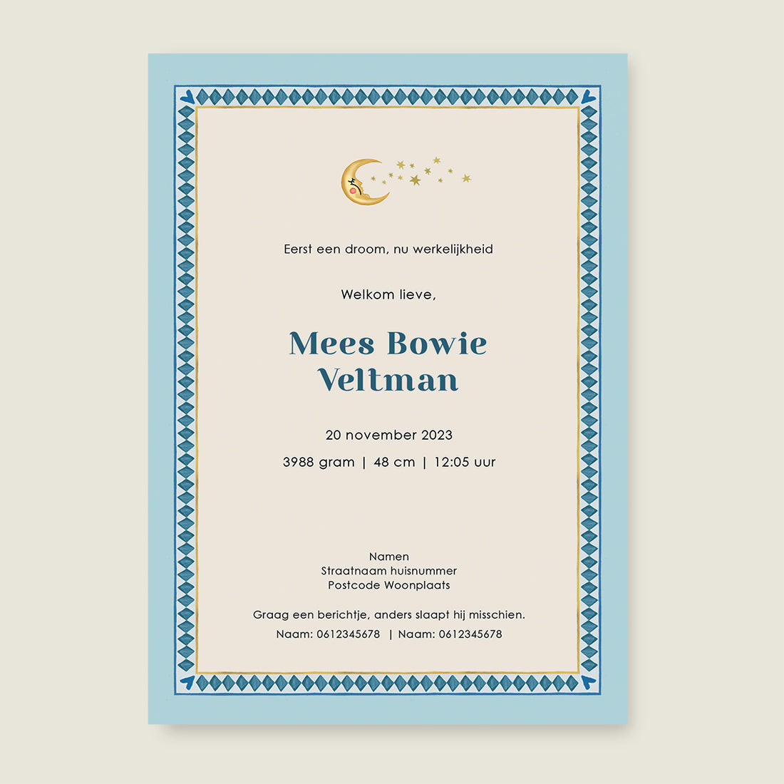 Bos Dieren Light Blue - Story of July