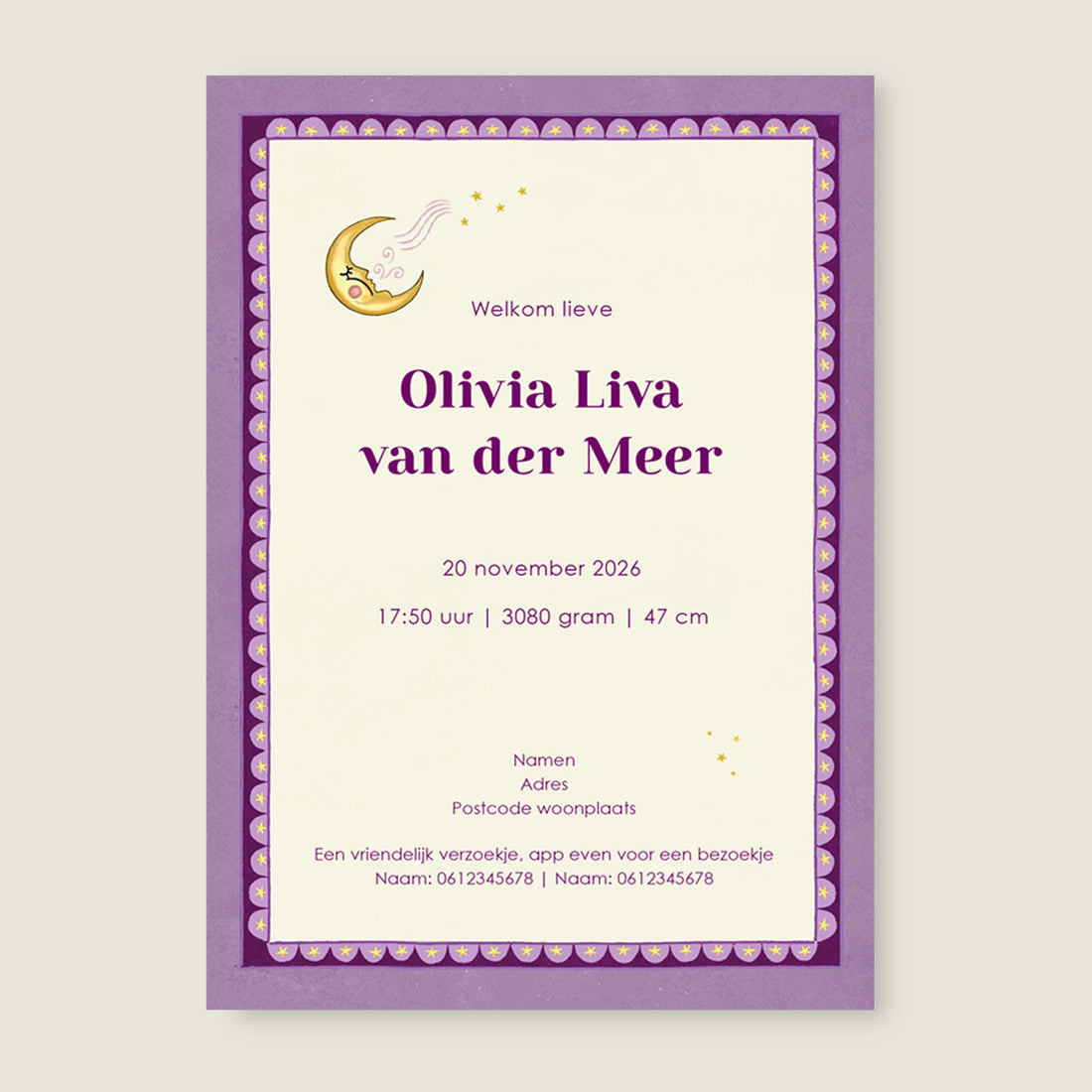 Carrousel Purple - Story of July