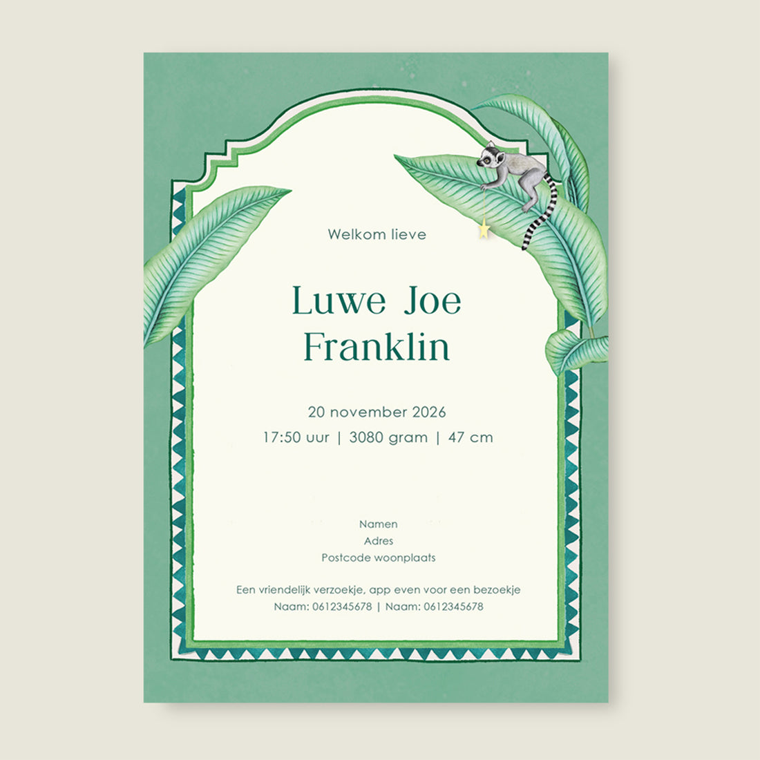 Giraffe And The Monkey Green - Story of July