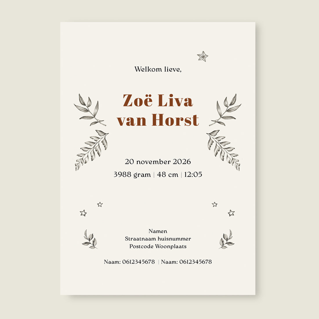 Little Dear Offwhite - Story of July