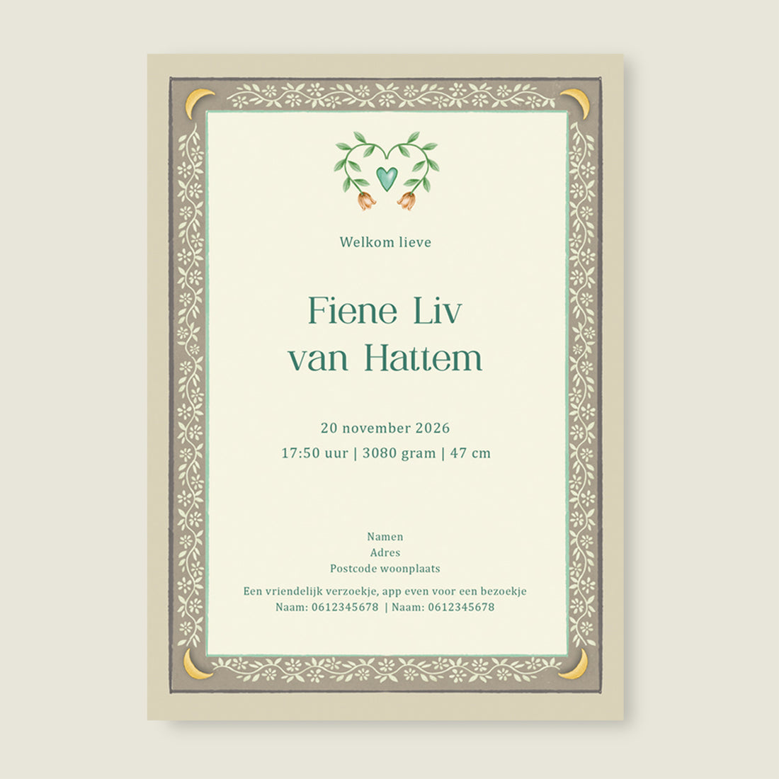 Moon Moth Offwhite - Story of July