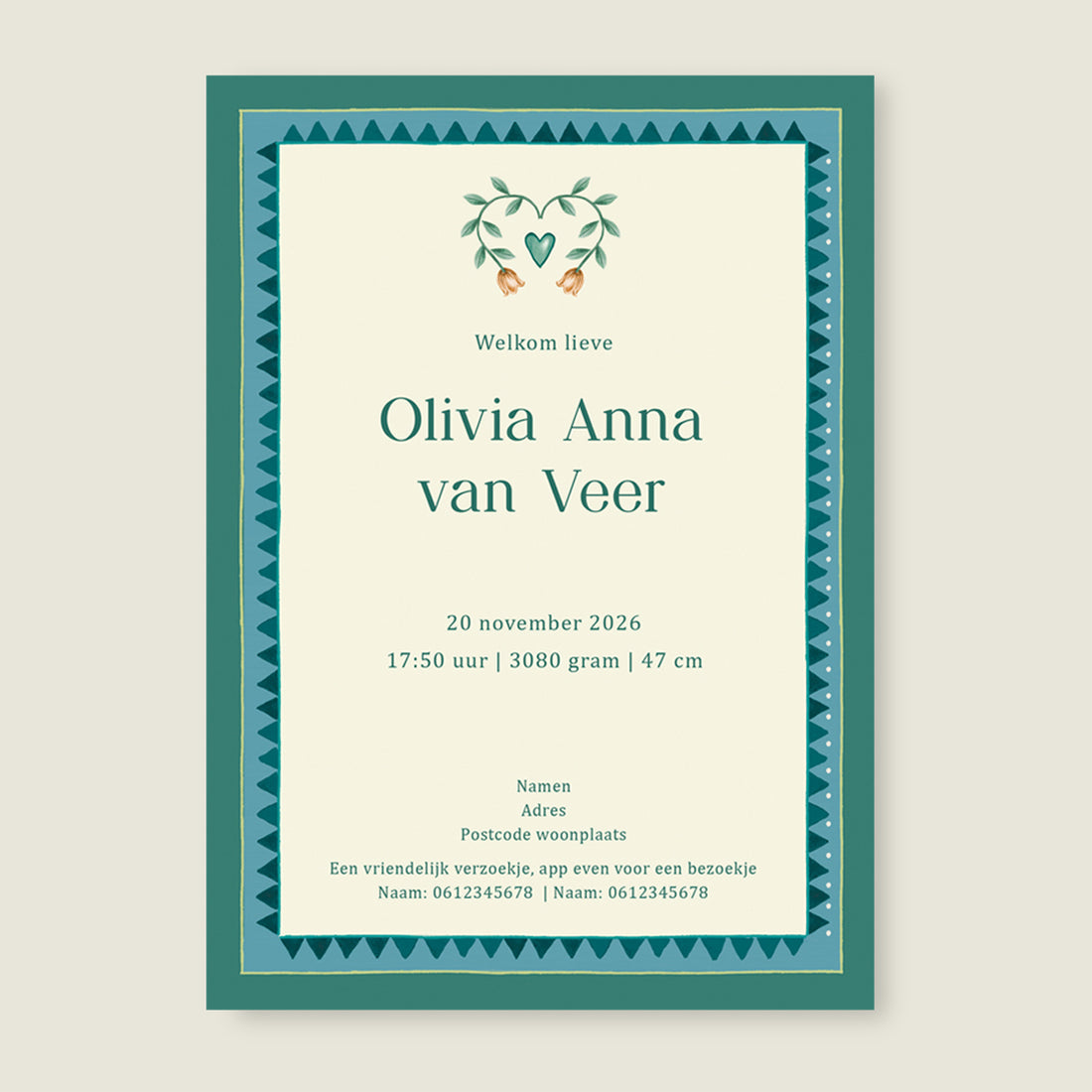 Oh Dear Butterfly Green - Story of July