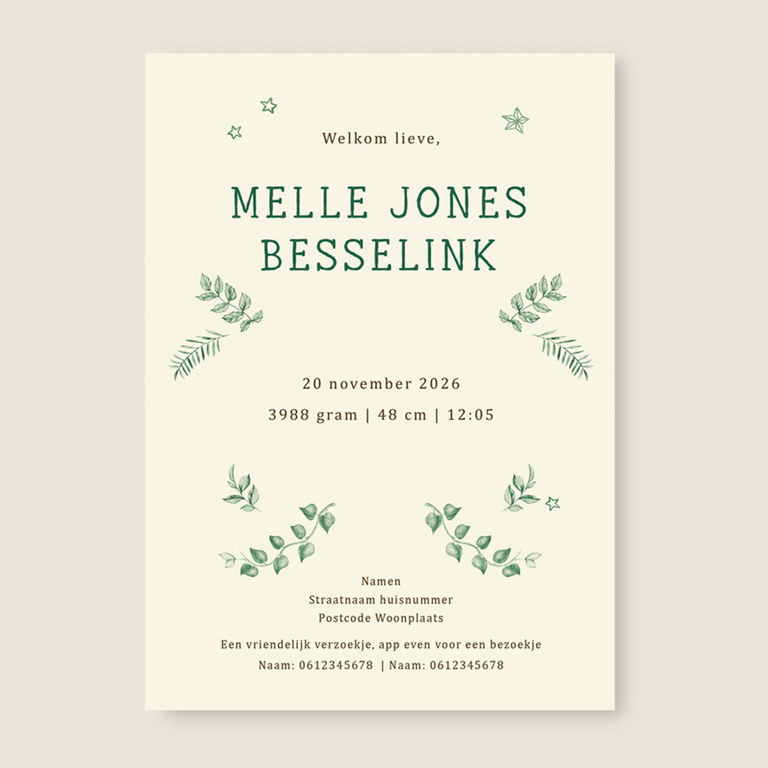 Sample Sleeping Fox Green - Story of July