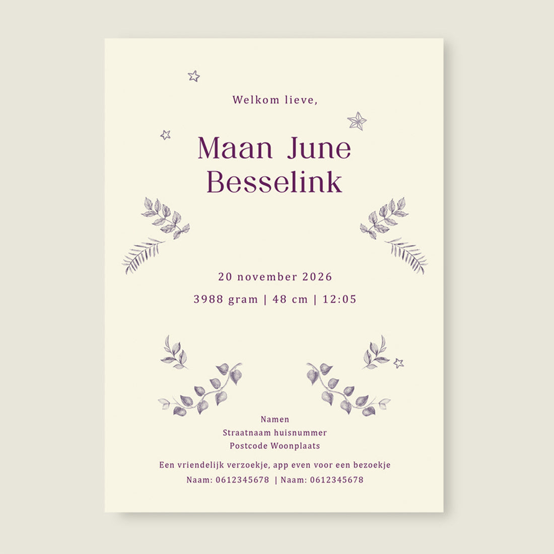 Sample Sleeping Fox Lila - Story of July