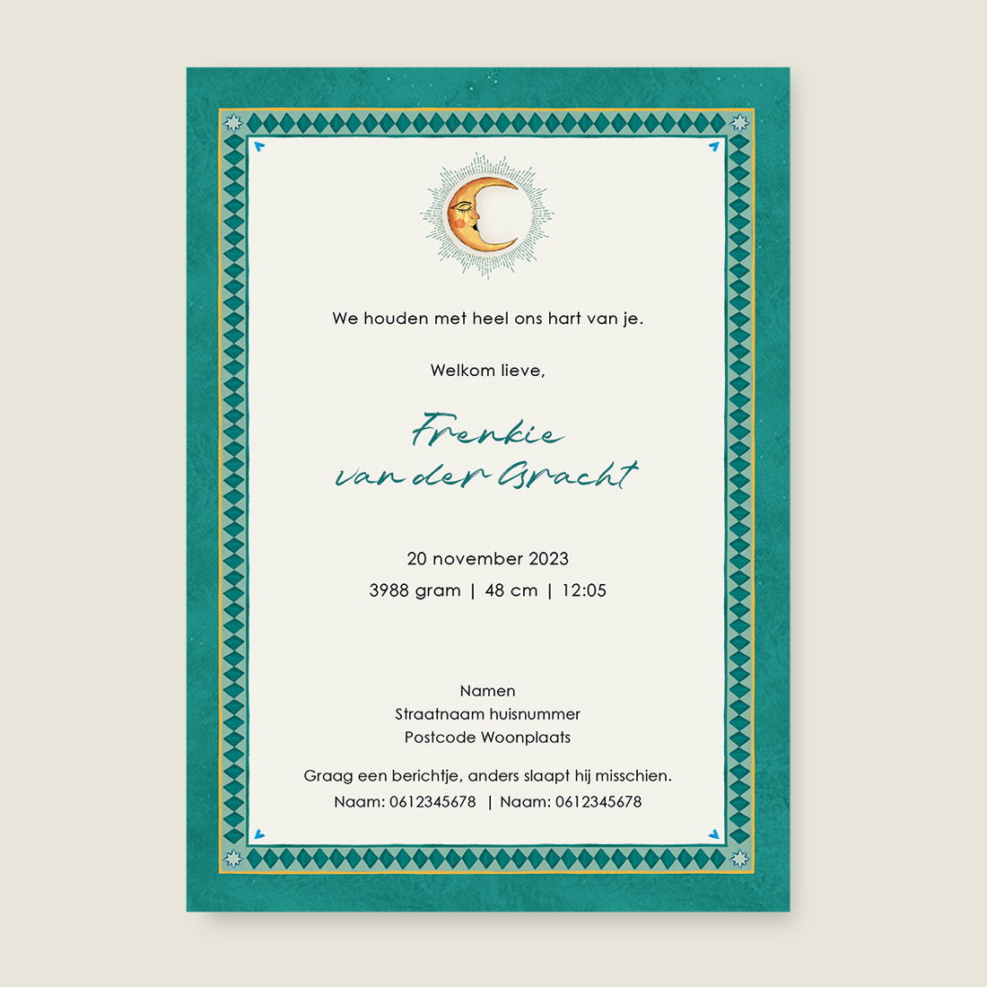 Zebra Palms Green - Story of July