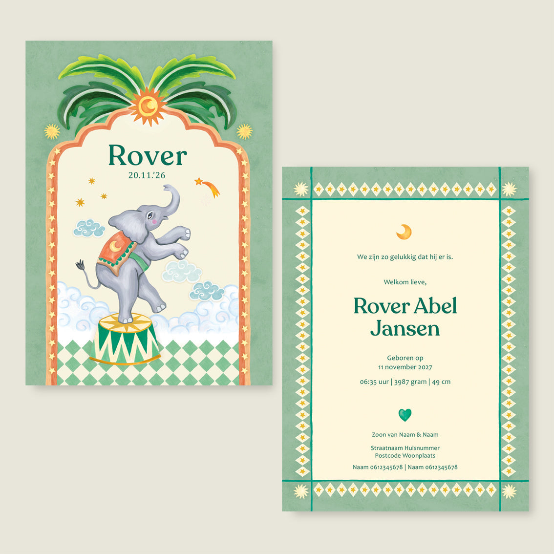 Sample Lovely Elephant