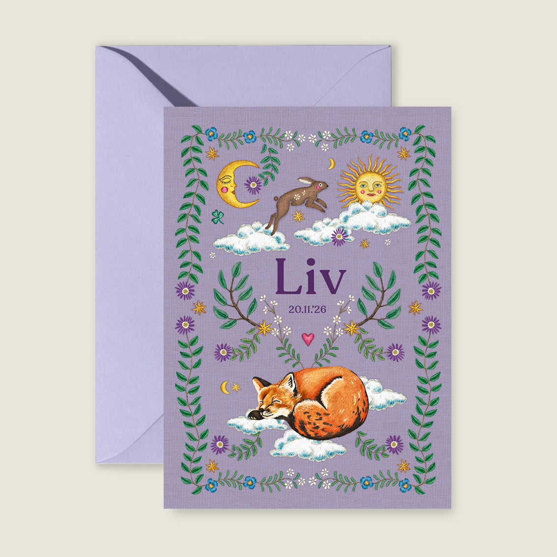 Embroider Rabbit Lila - Story of July