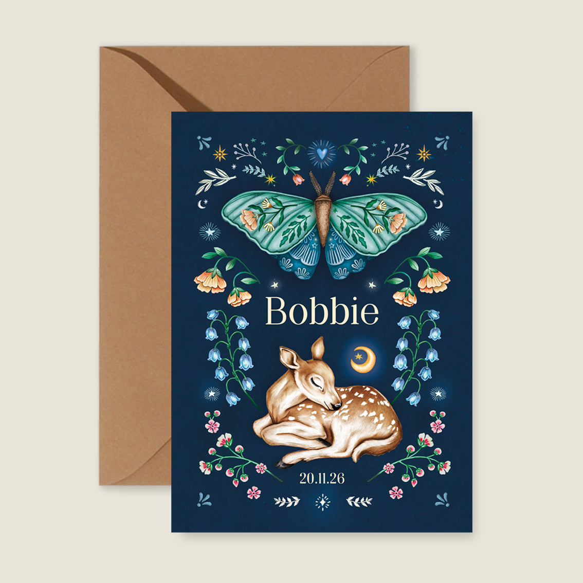 Sample Oh Dear Butterfly Blue - Story of July