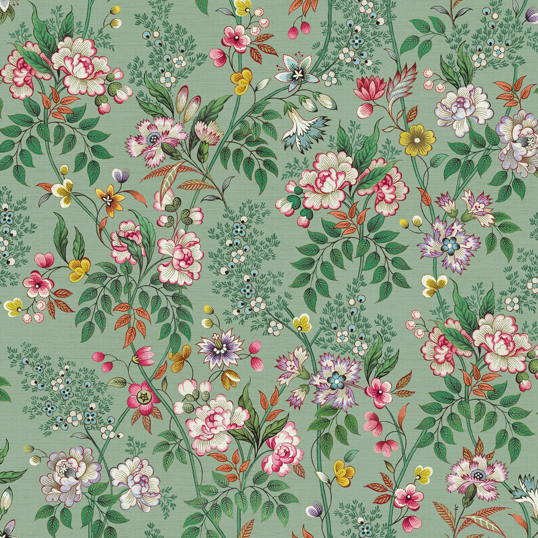 Little Flowers Lightgreen