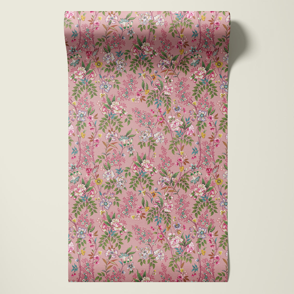 Behangsample Little Flowers Pink