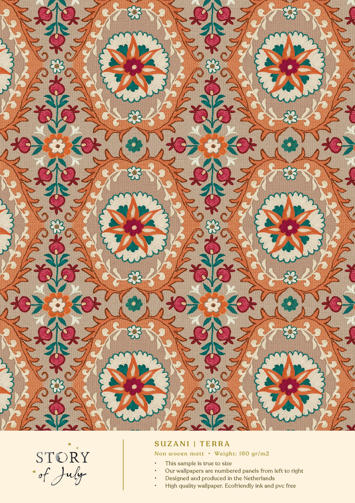 Behangsample Suzanni Terra