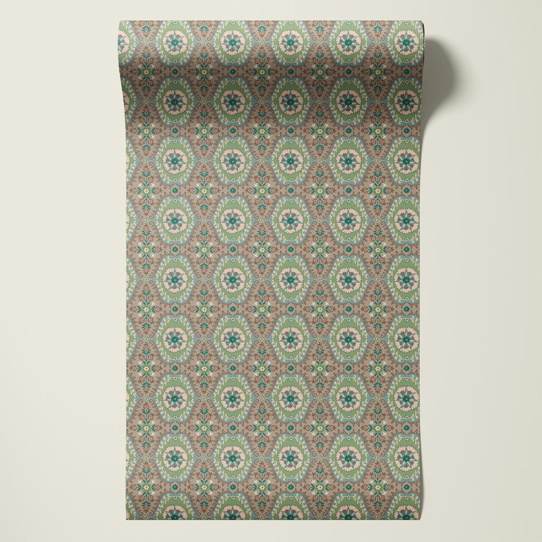 Behangsample Suzanni Blue