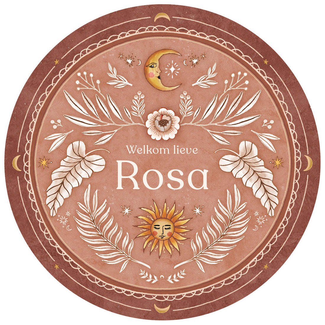 Raamsticker Moonchild Terra - Story of July