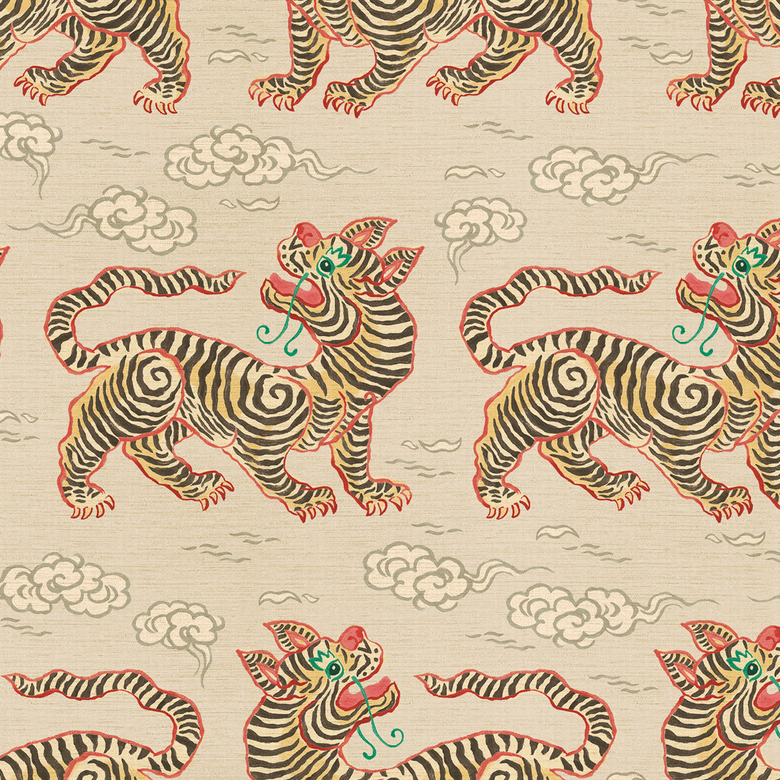 Vintage Tigers Offwhite