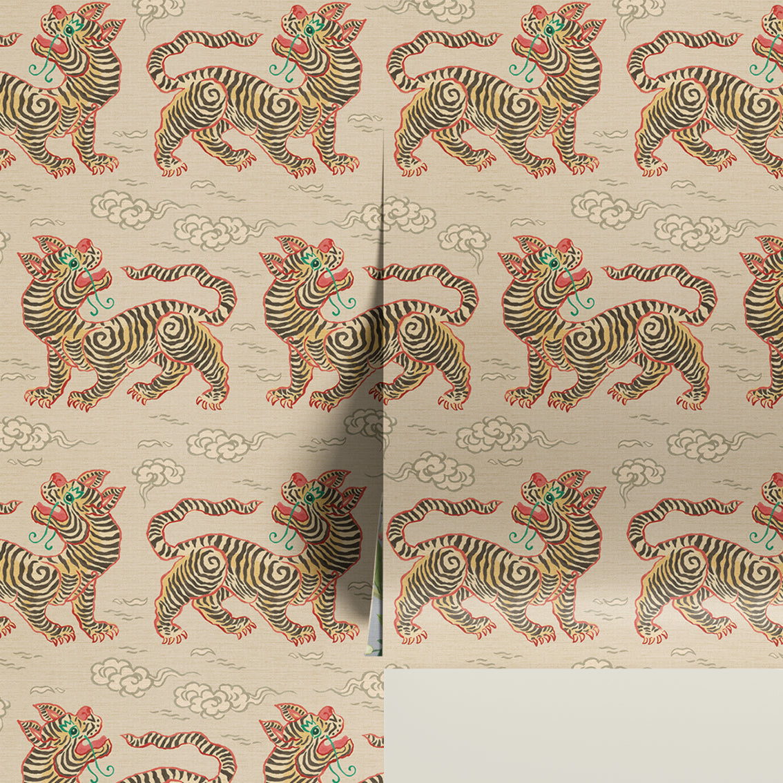 Vintage Tigers Offwhite