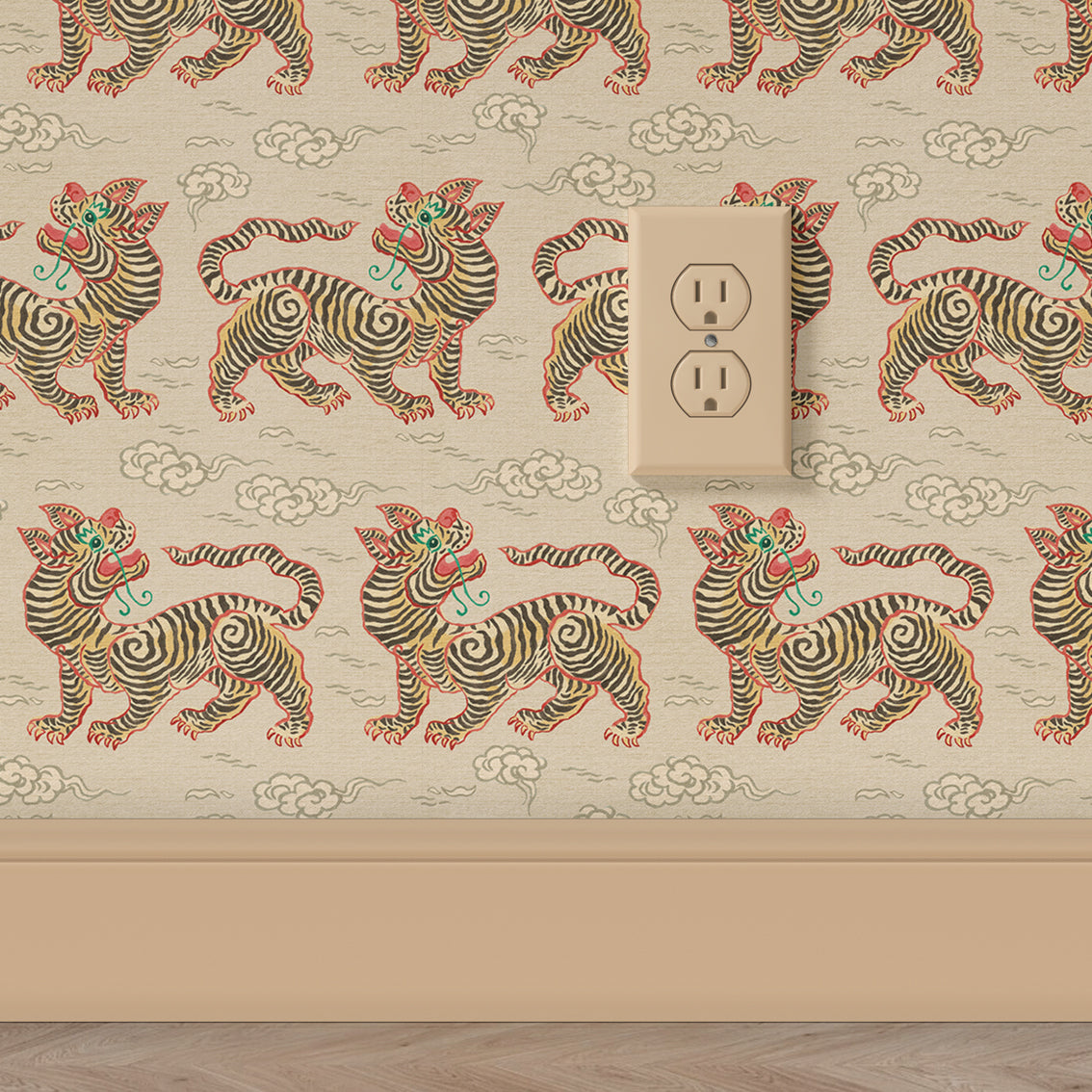 Vintage Tigers Offwhite