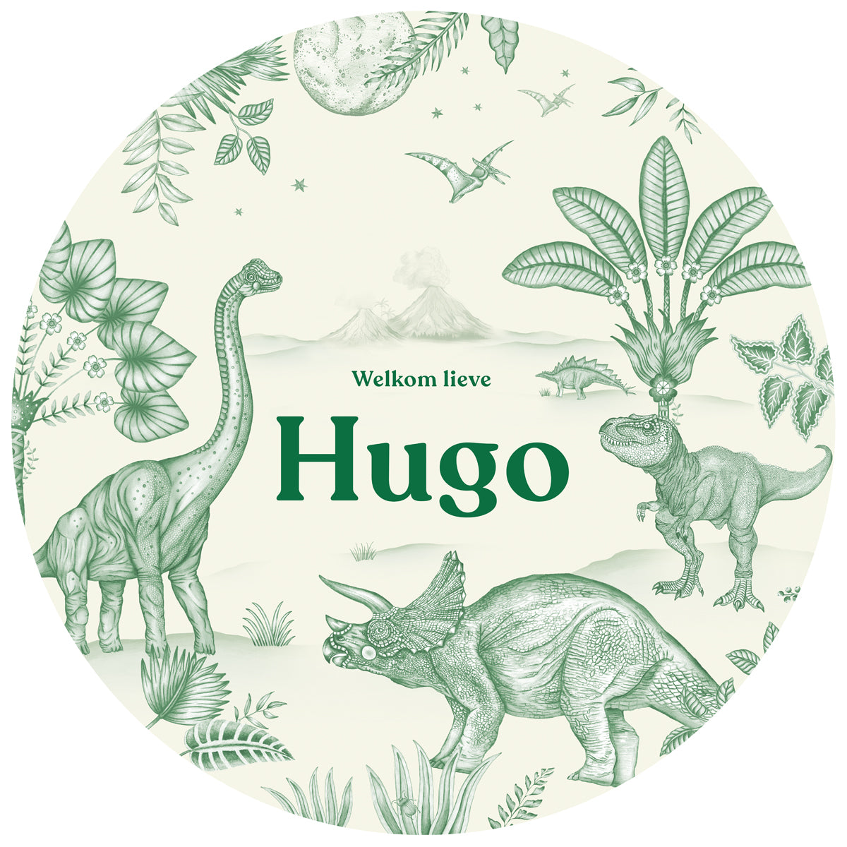 Tuinbord Dinoland - Story of July