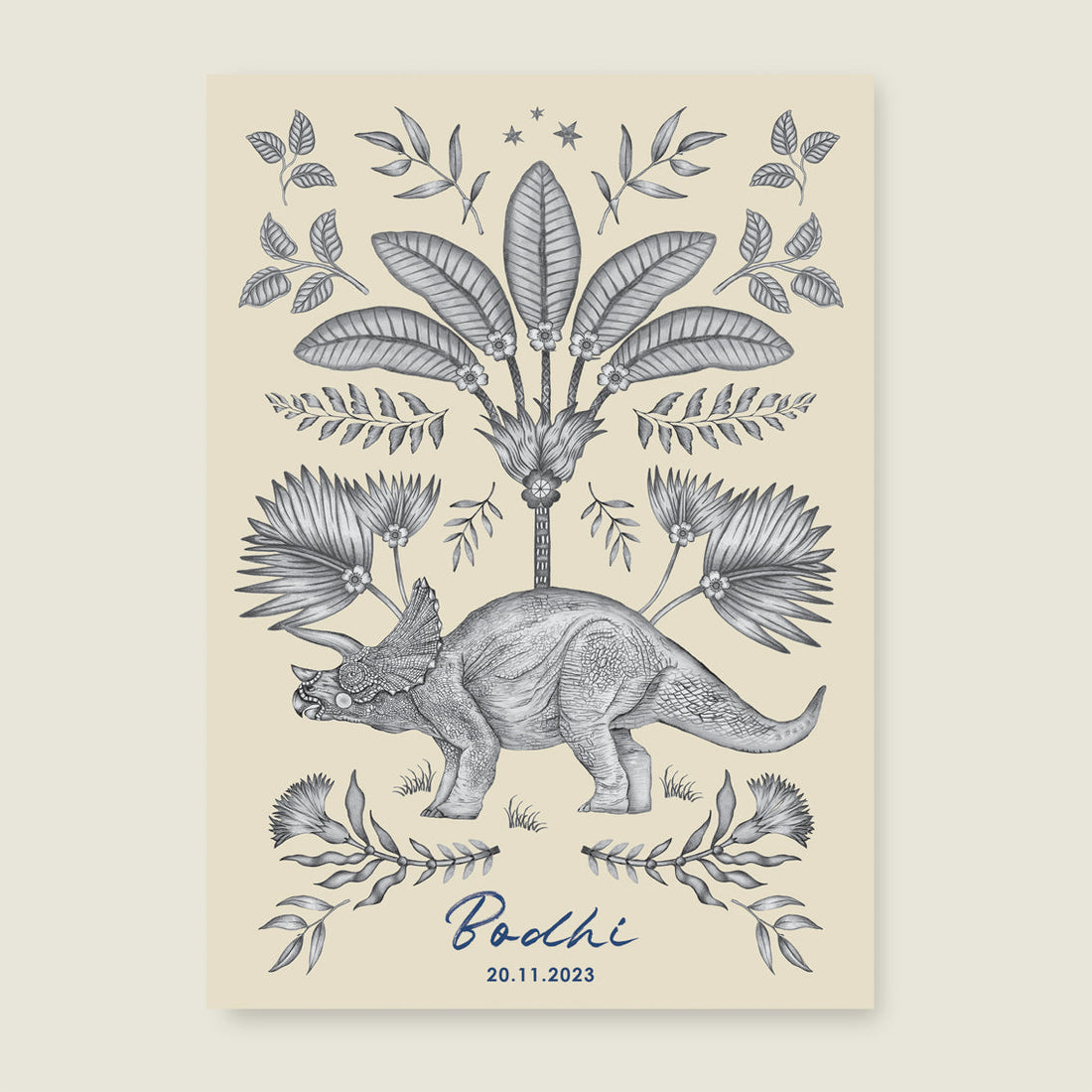 Print Dinosaur Offwhite - Story of July