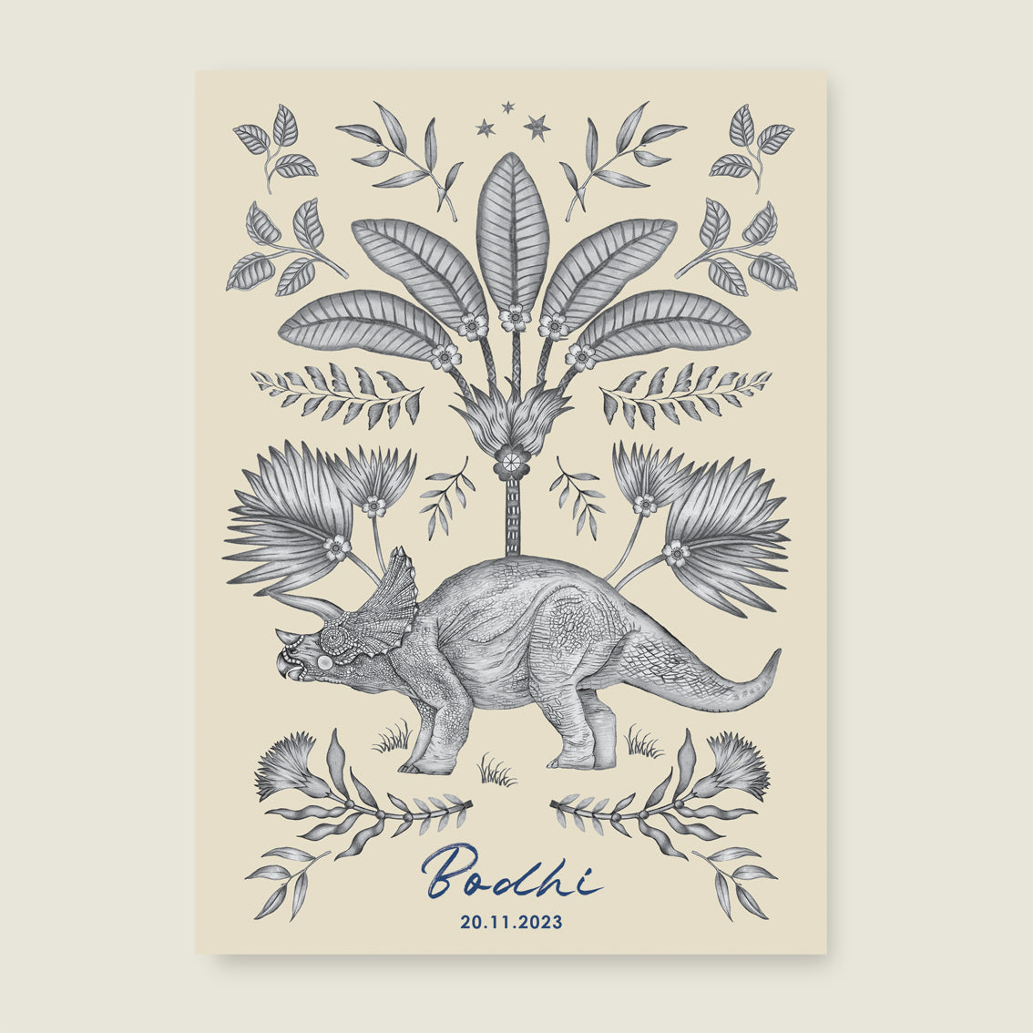 Print Dinosaur Offwhite - Story of July