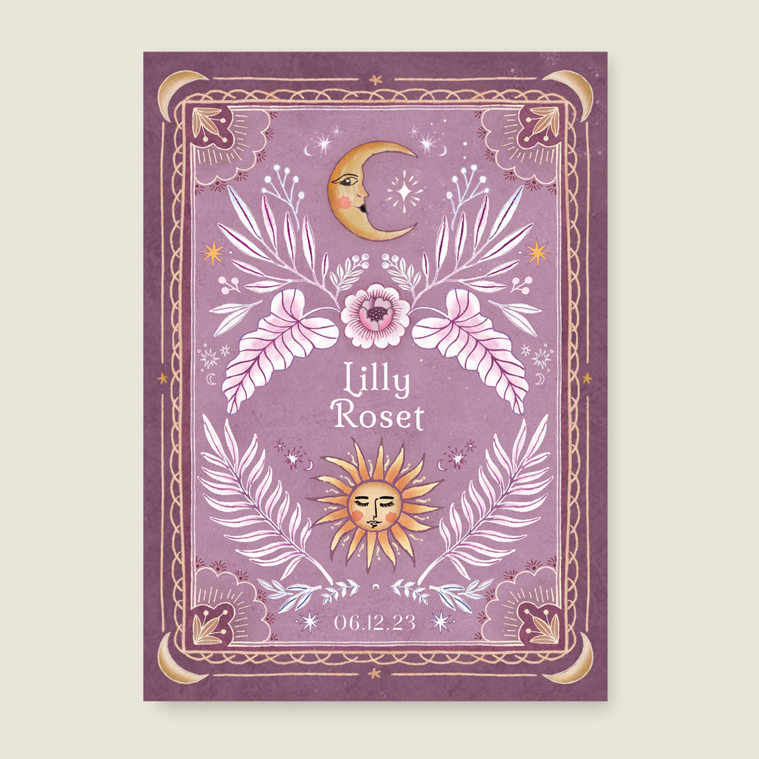 Print Moonchild Lila - Story of July