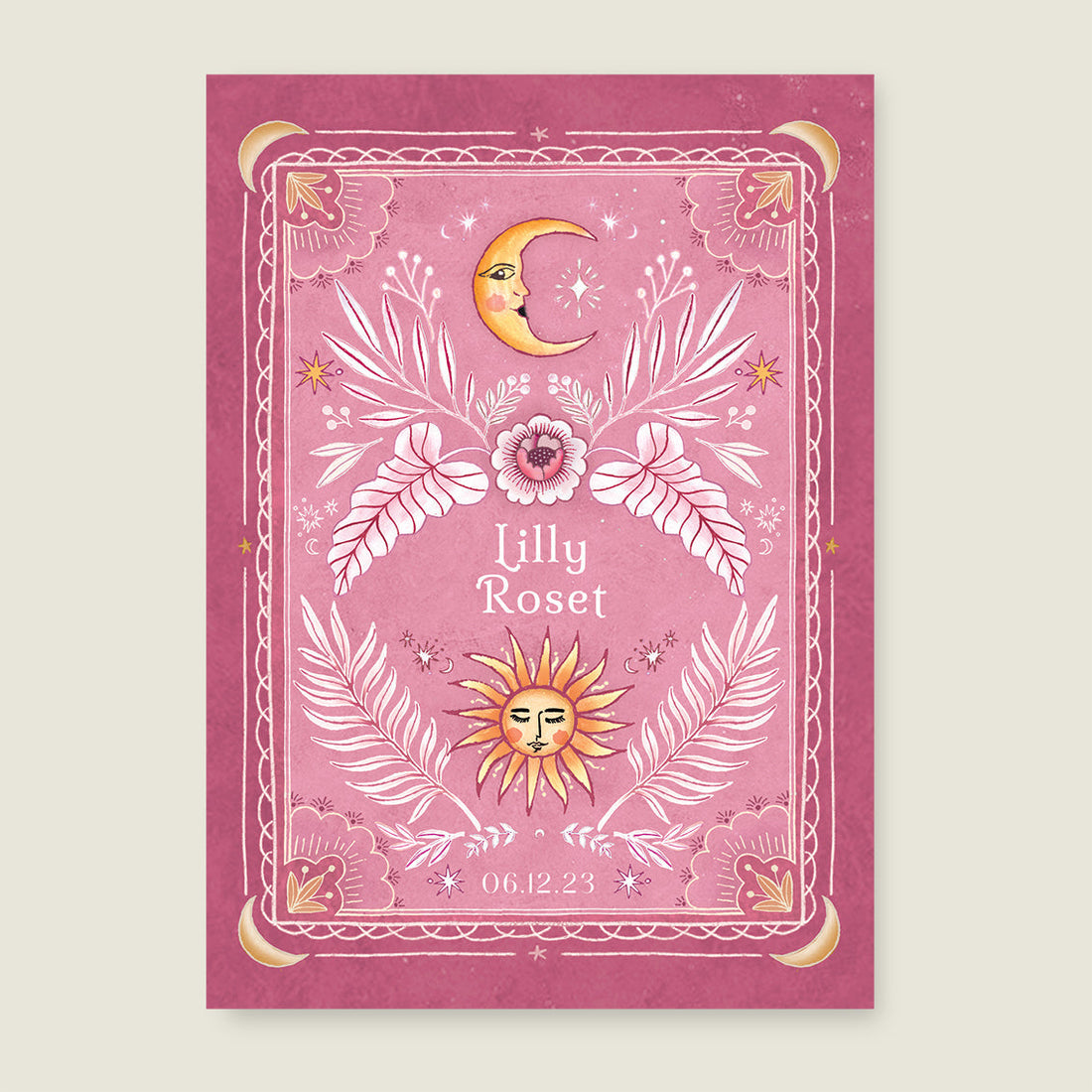 Print Moonchild pink - Story of July