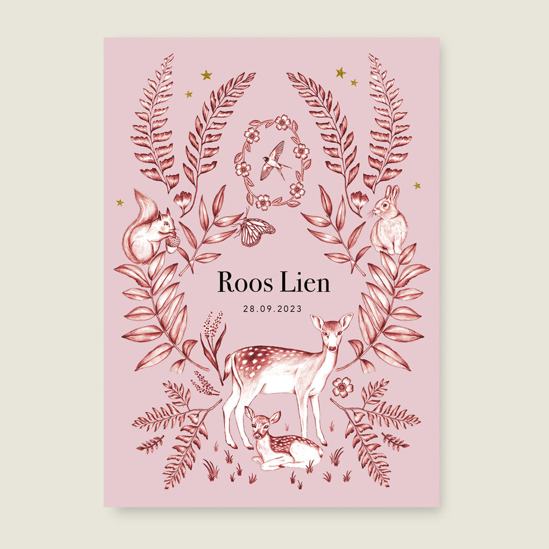 Print Oh Deer Pink - Story of July