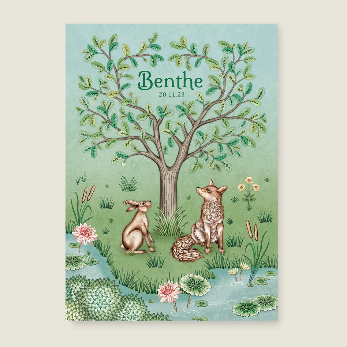 Print Spring tales - Story of July