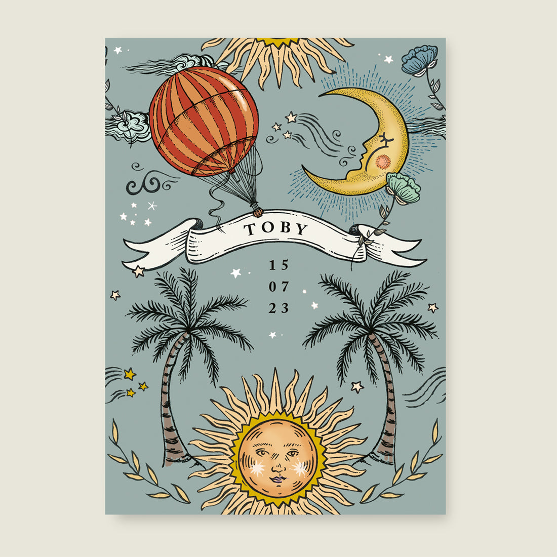 Sun And Moon Blue - Story of July