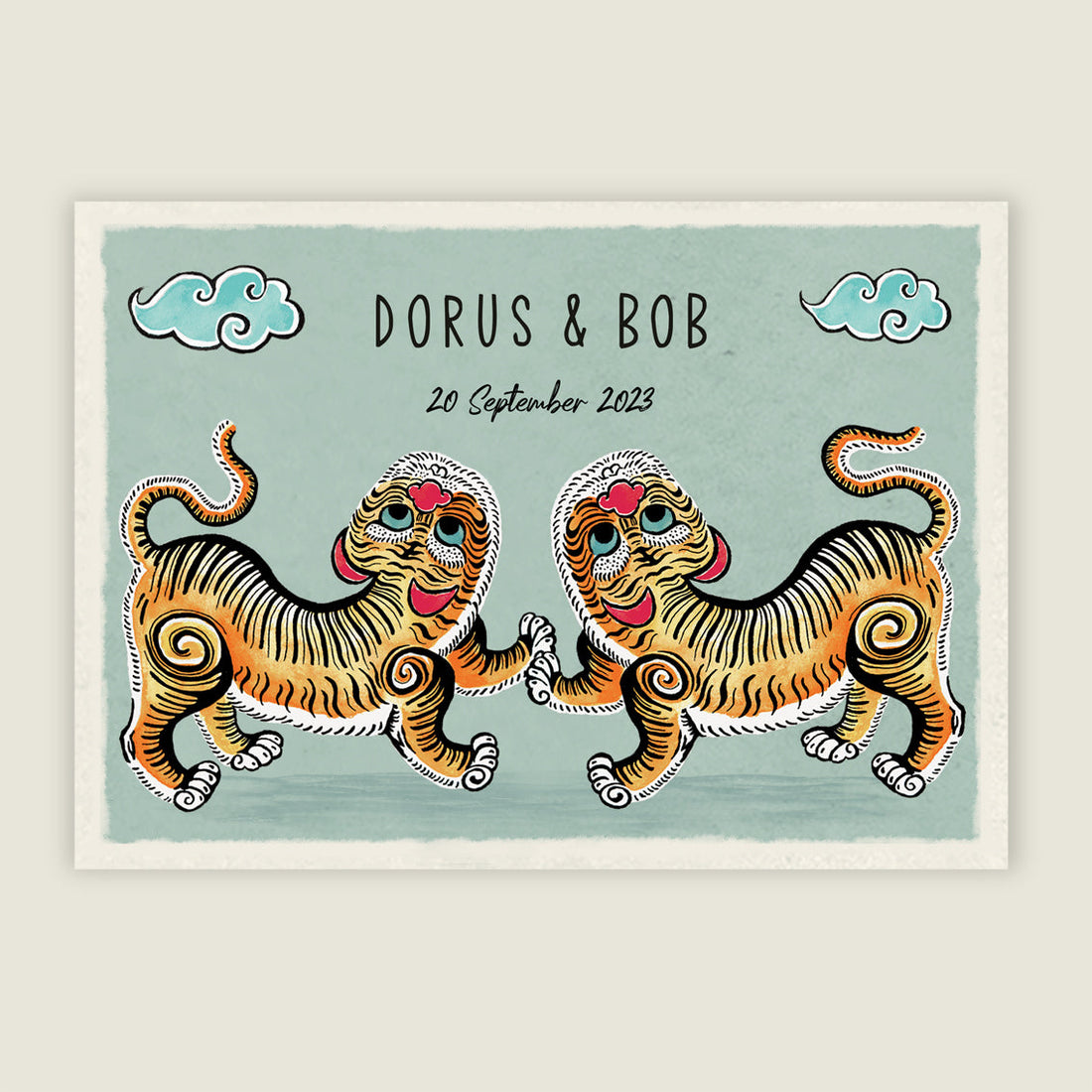 Print Tiger Twins - Story of July