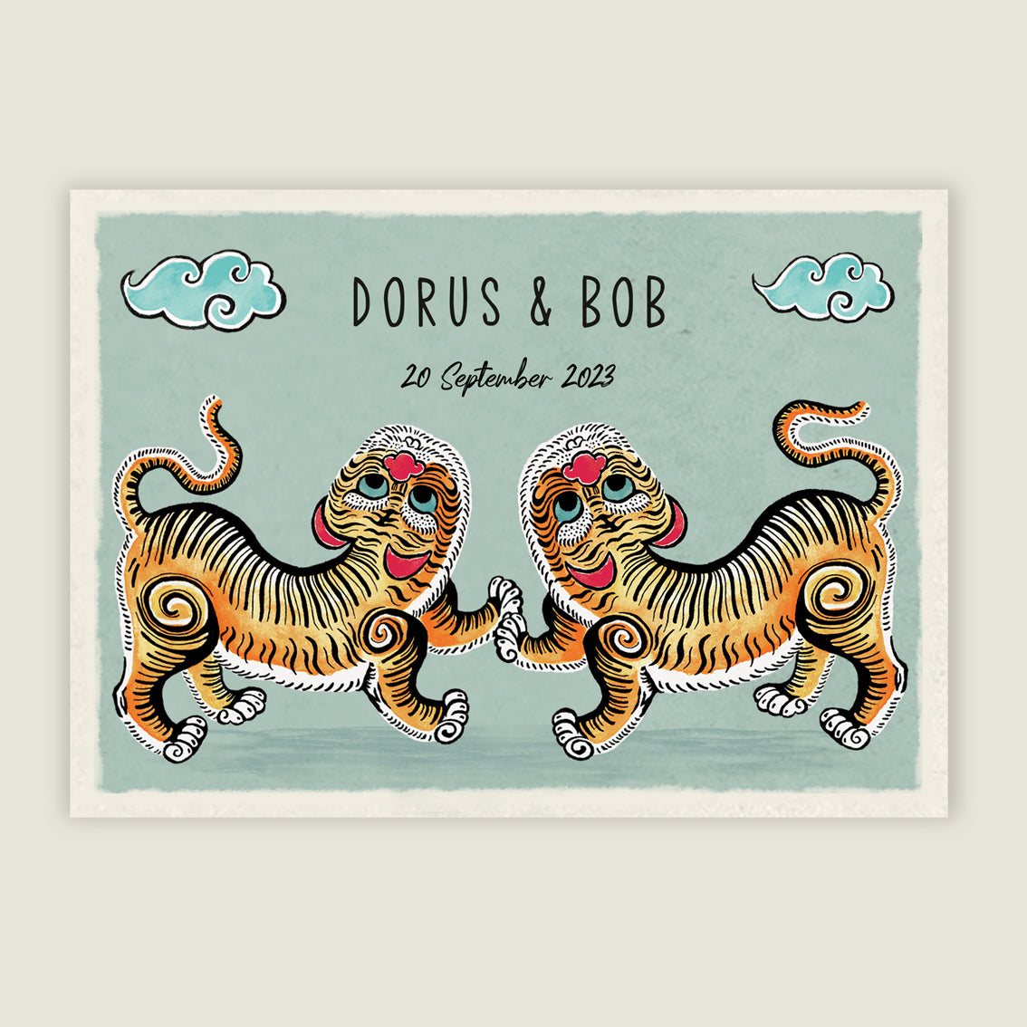 Print Tiger Twins - Story of July