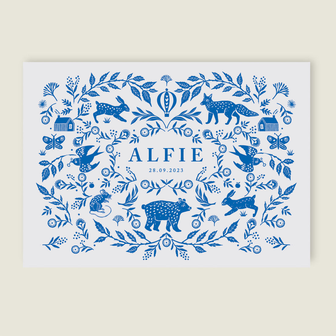 Print Wilderness Blue - Story of July