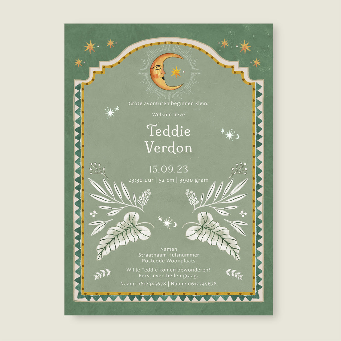 Sample Moonchild Lightgreen - Story of July