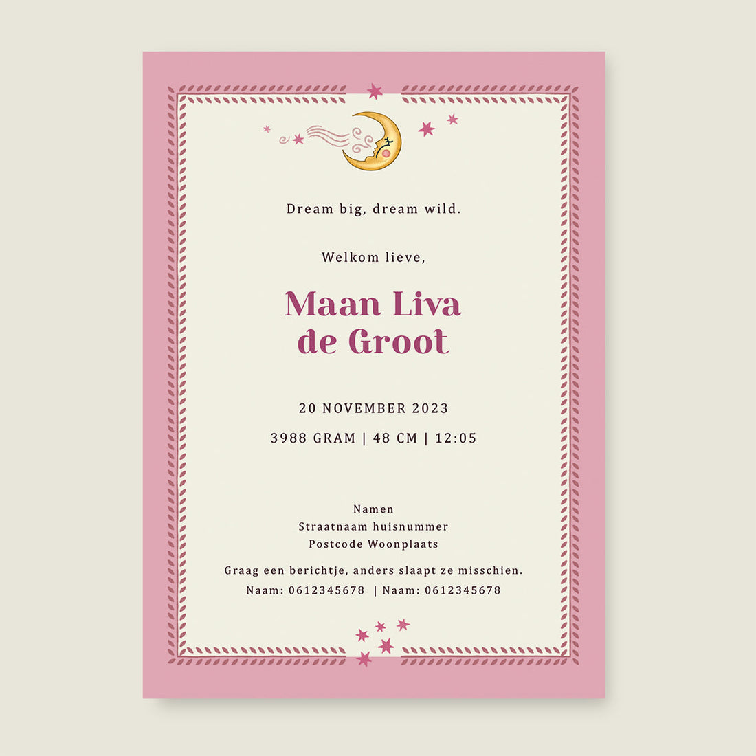 Sample Sun Flowers Roze - Story of July