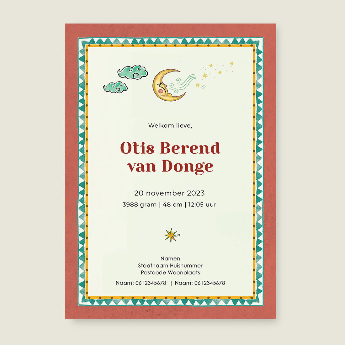 Sample Two Pretty Tigers Roest - Story of July