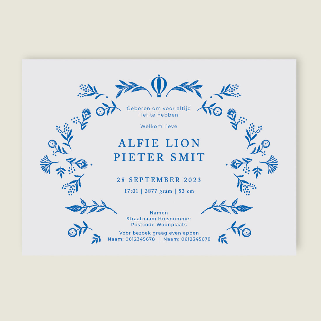 Sample Wilderness Blue - Story of July