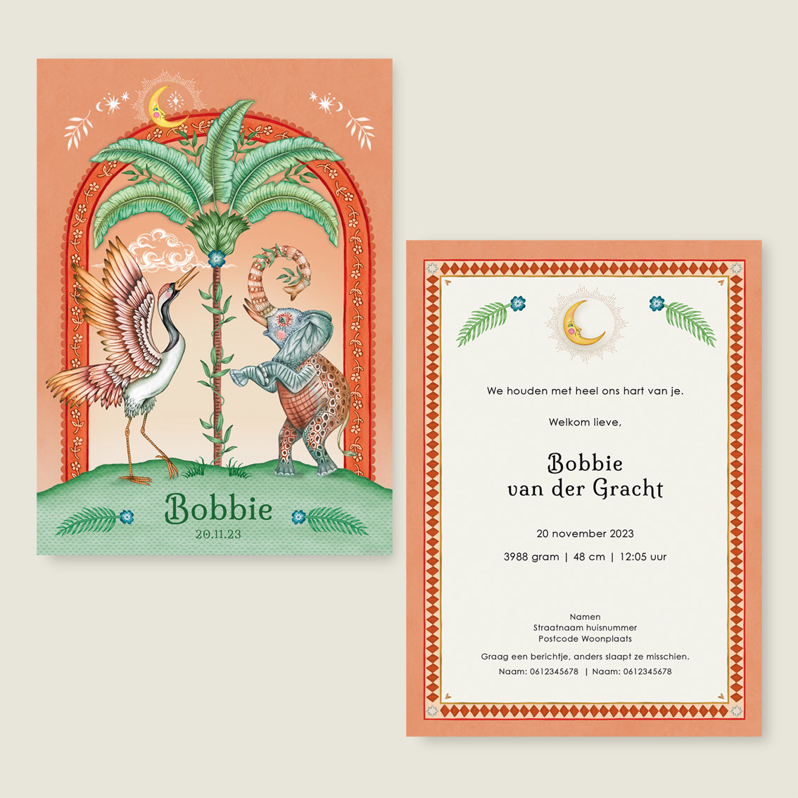 Sample Crane Bird And The Elephant Terra - Story of July