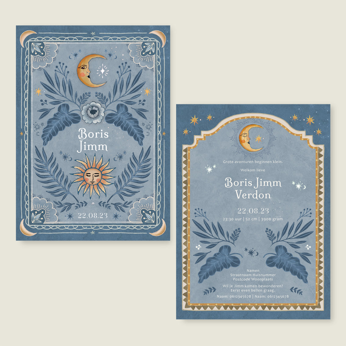 Sample Moonchild Lightblue - Story of July