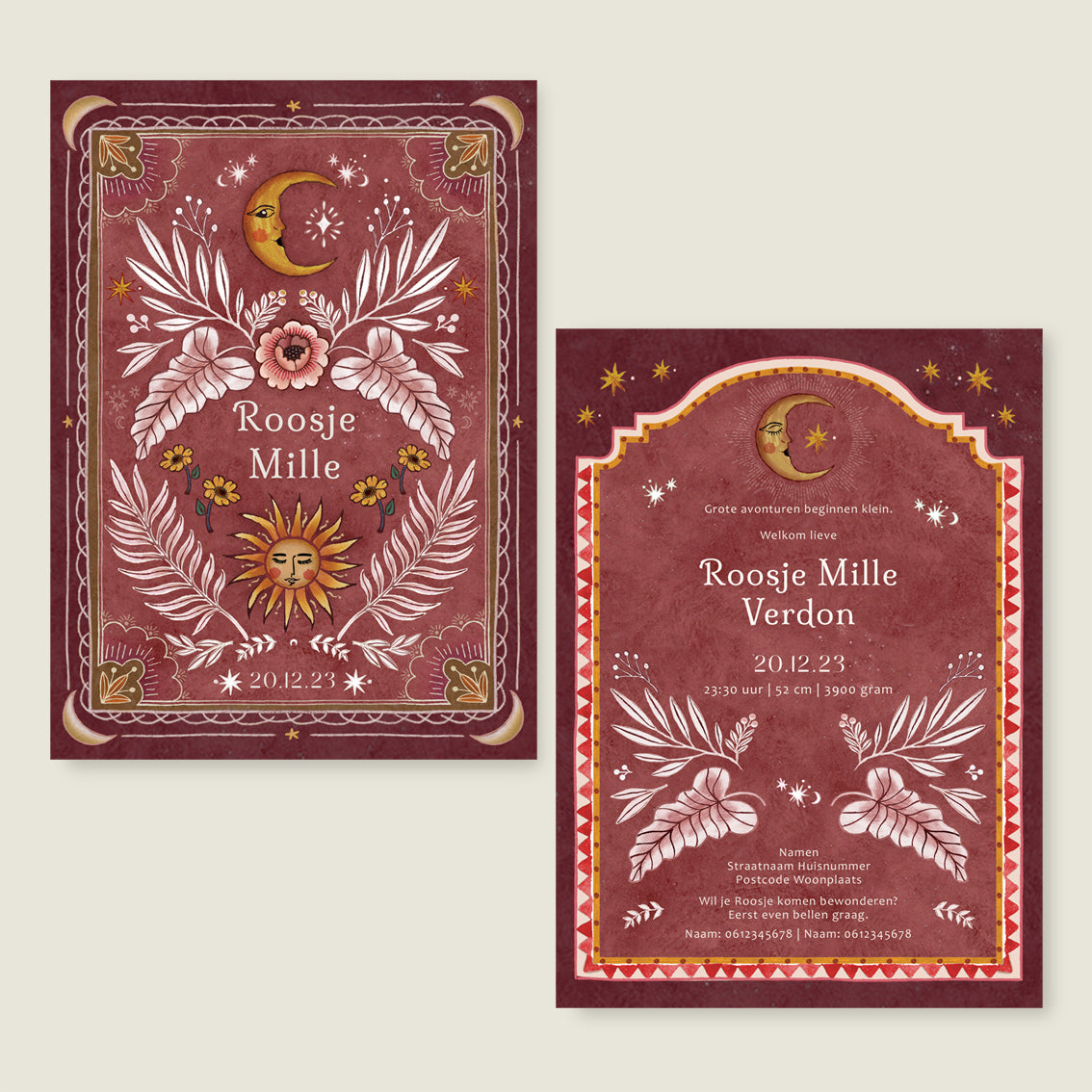 Sample Moonchild Red - Story of July