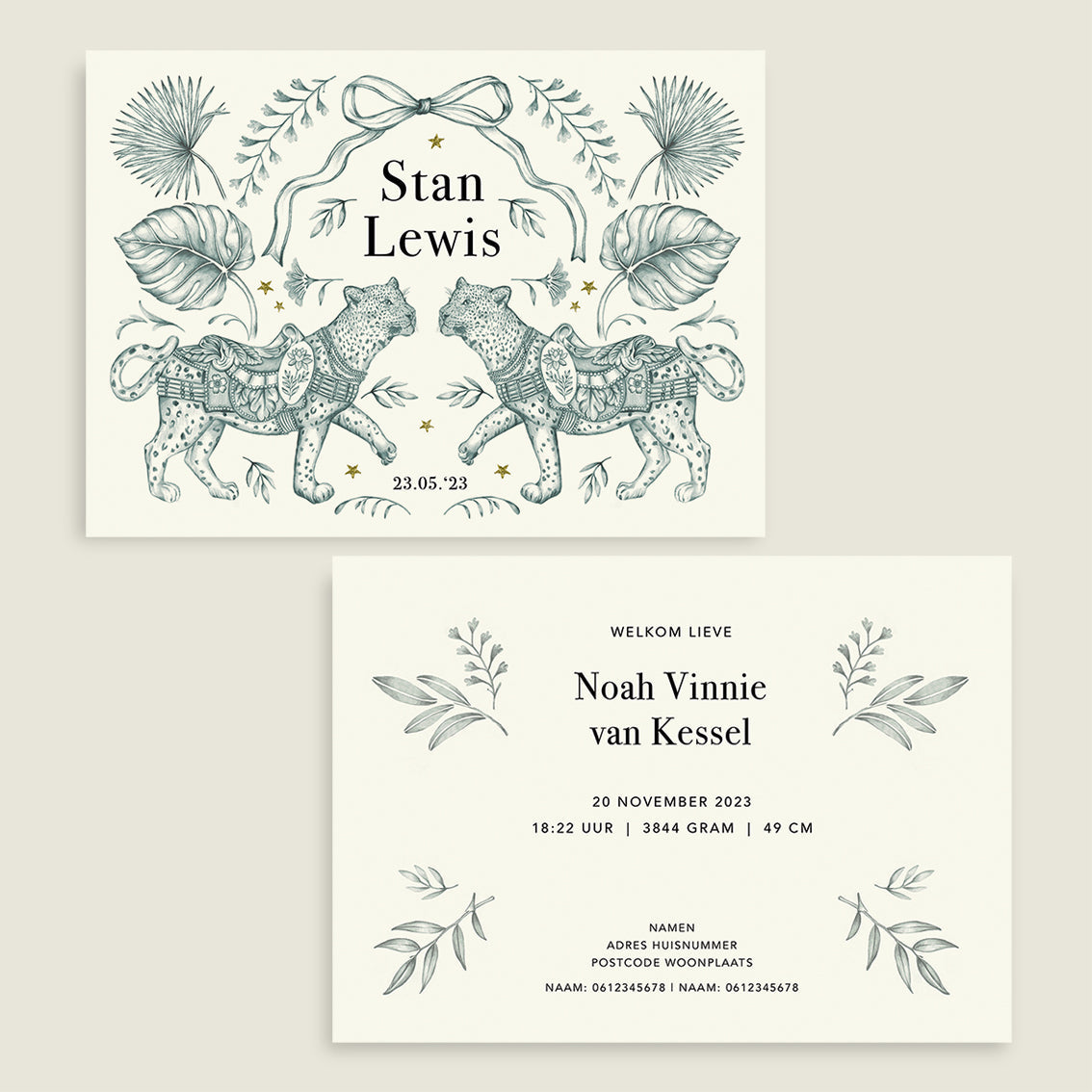 Sample Panter Leaves - Story of July