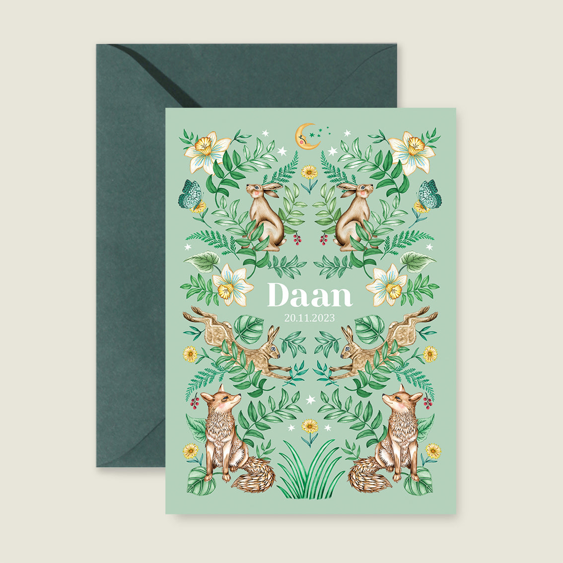 Sample Bos Dieren Light Green - Story of July