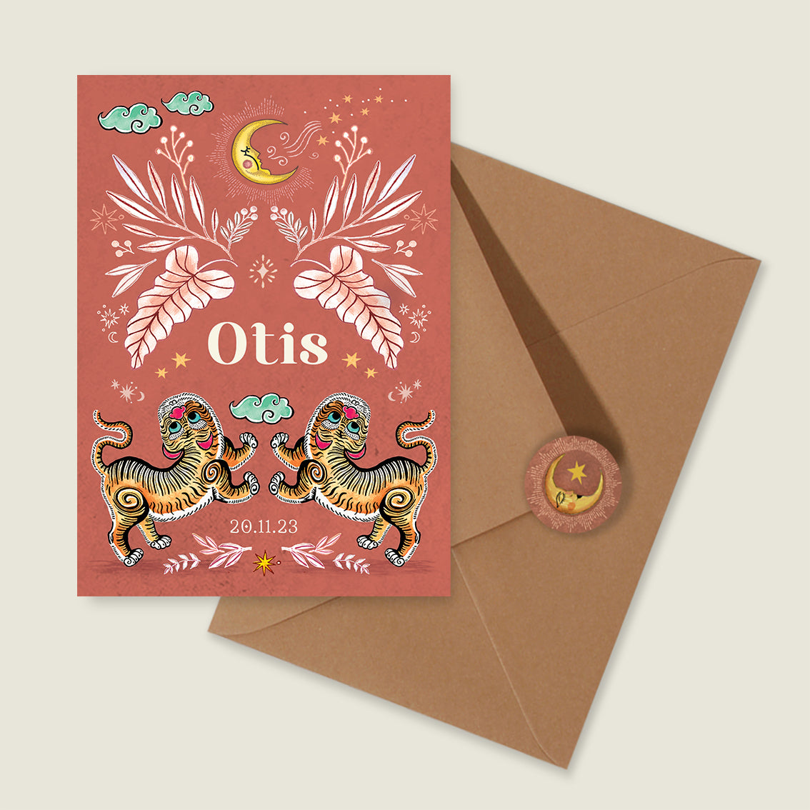 Sample Two Pretty Tigers Roest - Story of July