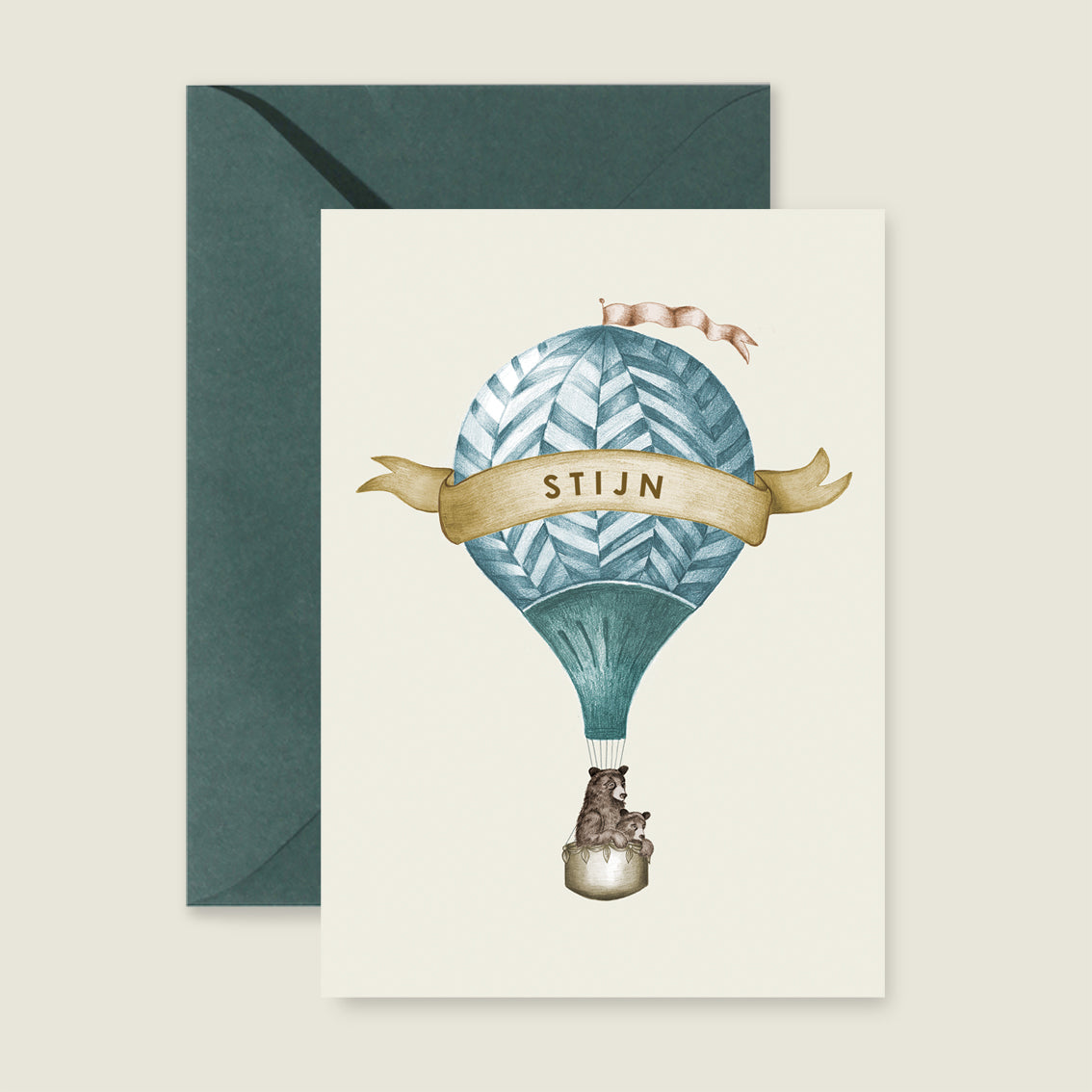 Sample Bear Balloon Blue - Story of July