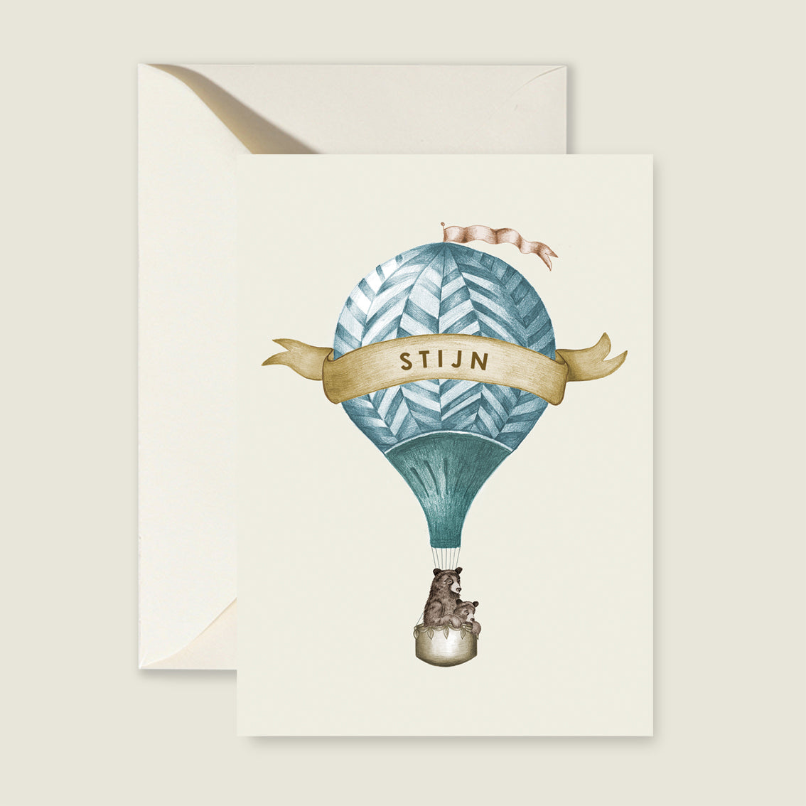 Sample Bear Balloon Blue - Story of July