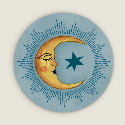 Sluitzegel Moonshine lightblue - Story of July